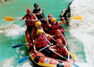  Sehr sportliche Abfahrt. 